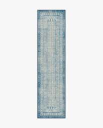 Cyrus Ocean and Ivory Flatwoven Rug - 60x90 - Machine Washable Area Rug - Kid & Pet Friendly - Indoor Rugs - Ruggable - thumbnail 2