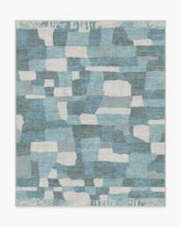 Boulder Blue Rug by The Local Project - 75x215 - Machine Washable Area Rug - Kid & Pet Friendly - Indoor Rugs - Ruggable - thumbnail 2