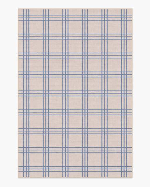Pierre Slate Blue & Neutral Rug - 185x275 - Machine Washable Area Rug - Kid & Pet Friendly - Indoor Rugs - Ruggable - image 1