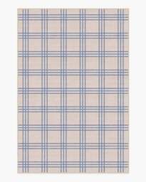 Pierre Slate Blue & Neutral Rug - 185x275 - Machine Washable Area Rug - Kid & Pet Friendly - Indoor Rugs - Ruggable