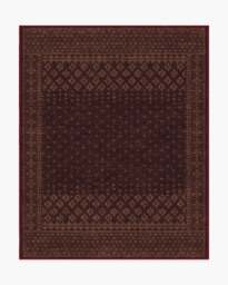 Fernanda Burgundy Rug - 245x305 - Machine Washable Area Rug - Kid & Pet Friendly - Indoor Rugs - Ruggable - thumbnail 1