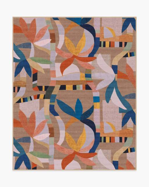 Laguna Natural Outdoor Rug - 245x305 - Machine Washable Area Rug - Kid & Pet Friendly - Indoor Rugs - Ruggable - image 1