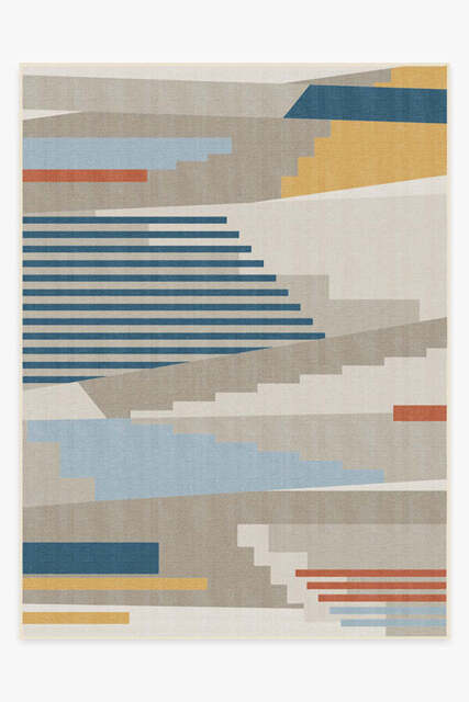 Tropea Outdoor Rug Grey - 275x365 - Machine Washable Area Rug - Kid & Pet Friendly - Indoor Rugs - Ruggable - image 1