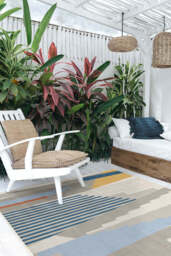 Tropea Outdoor Rug Grey - 275x365 - Machine Washable Area Rug - Kid & Pet Friendly - Indoor Rugs - Ruggable - thumbnail 2