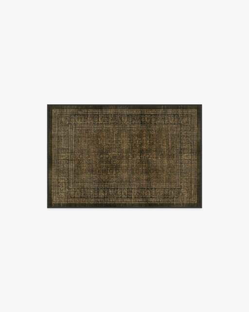 Vesper Olive & Gold Rug - 60x90 - Machine Washable Area Rug - Kid & Pet Friendly - Indoor Rugs - Ruggable - image 1