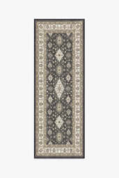 Ranier Dark Wood Outdoor Rug Brown - 75x215 - Machine Washable Area Rug - Kid & Pet Friendly - Indoor Rugs - Ruggable - thumbnail 1