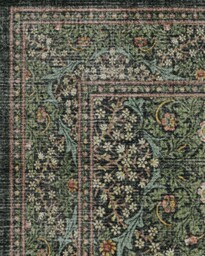 Blackthorn Forest Green Rug by Morris & Co. - 60x90 - Machine Washable Area Rug - Kid & Pet Friendly - Indoor Rugs - Ruggable - thumbnail 4