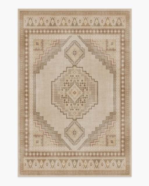 Rayne Natural Rug - 185x275 - Machine Washable Area Rug - Kid & Pet Friendly - Indoor Rugs - Ruggable - image 1