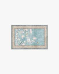 Hampton Soft Blue Rug by Gracie - 60x90 - Machine Washable Area Rug - Kid & Pet Friendly - Indoor Rugs - Ruggable - thumbnail 1