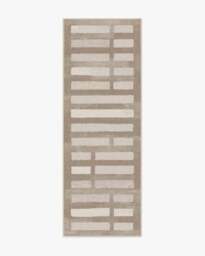 Laine Natural Flatwoven Rug - 75x215 - Machine Washable Area Rug - Kid & Pet Friendly - Indoor Rugs - Ruggable - thumbnail 1