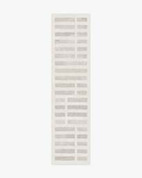 Laine Ivory & Natural Rug - 60x90 - Machine Washable Area Rug - Kid & Pet Friendly - Indoor Rugs - Ruggable - thumbnail 2