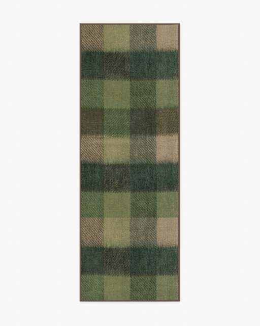 Tallitha Green & Tan Rug - 75x215 - Machine Washable Area Rug - Kid & Pet Friendly - Indoor Rugs - Ruggable - image 1