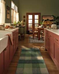 Tallitha Green & Tan Rug - 75x215 - Machine Washable Area Rug - Kid & Pet Friendly - Indoor Rugs - Ruggable - thumbnail 2