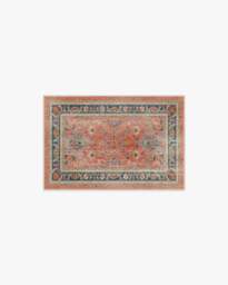 Calabria Coral Multicolour Rug - 60x90 - Machine Washable Area Rug - Kid & Pet Friendly - Indoor Rugs - Ruggable - thumbnail 1