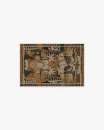 La Joie Natural Multicolour Rug by Architectural Digest - 60x90 - Machine Washable Area Rug - Kid & Pet Friendly - Indoor Rugs - Ruggable - thumbnail 1