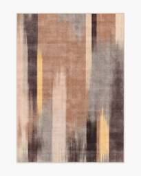 OmbrÃ© Mirage Golden Brown Rug - 150x215 - Machine Washable Area Rug - Kid & Pet Friendly - Indoor Rugs - Ruggable