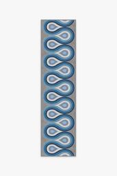 Milano Blue Steel Rug by Jonathan Adler - 200x290 - Machine Washable Area Rug - Kid & Pet Friendly - Indoor Rugs - Ruggable - thumbnail 2