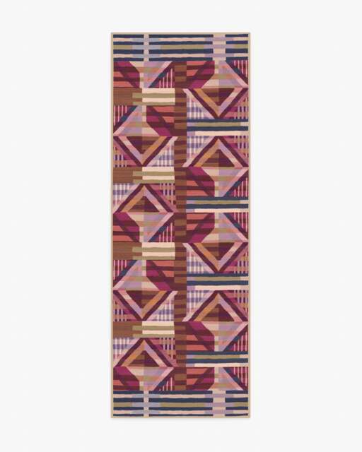 Paloma Berry Multicolour Outdoor Rug Red - 75x215 - Machine Washable Area Rug - Kid & Pet Friendly - Outdoor Rugs - Ruggable - image 1