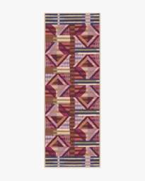 Paloma Berry Multicolour Outdoor Rug Red - 75x215 - Machine Washable Area Rug - Kid & Pet Friendly - Outdoor Rugs - Ruggable - thumbnail 1