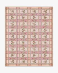 Quinnlyn Rose Multicolour Rug Pink - 245x305 - Machine Washable Area Rug - Kid & Pet Friendly - Indoor Rugs - Ruggable