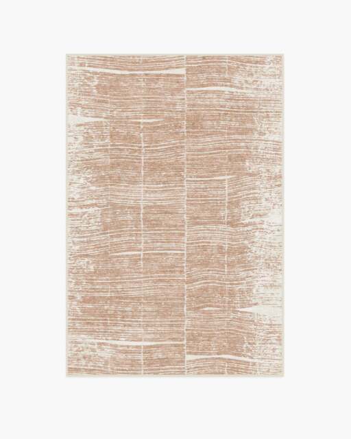 Tierra Clay Flatwoven Rug by The Local Project Orange - 120x185 - Machine Washable Area Rug - Kid & Pet Friendly - Indoor Rugs - Ruggable - image 1