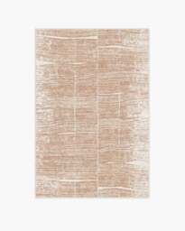 Tierra Clay Flatwoven Rug by The Local Project Orange - 120x185 - Machine Washable Area Rug - Kid & Pet Friendly - Indoor Rugs - Ruggable - thumbnail 1