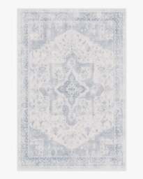 Kira Soft Blue Flatwoven Rug - 185x275 - Machine Washable Area Rug - Kid & Pet Friendly - Indoor Rugs - Ruggable - thumbnail 1