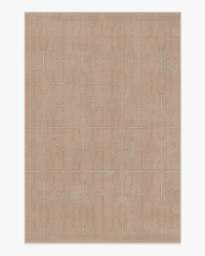 Diana Trellis Rose Gold Rug by The Hiltons - 185x275 - Machine Washable Area Rug - Kid & Pet Friendly - Indoor Rugs - Ruggable