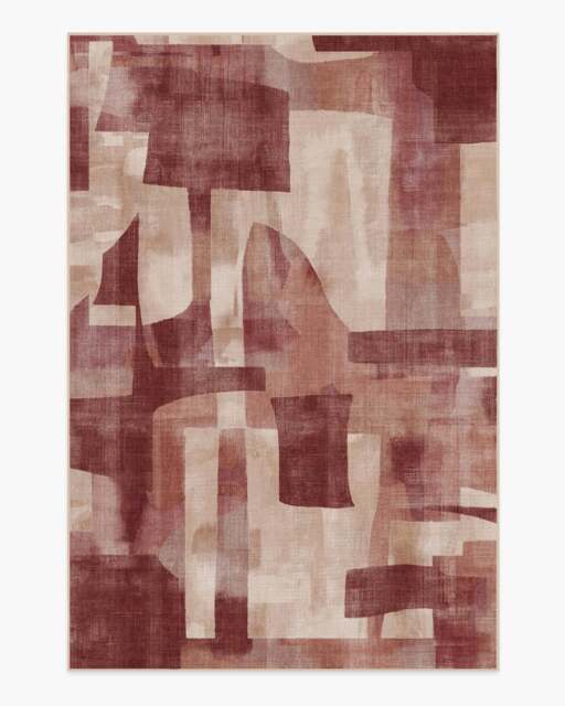 Kasbah Red Rug - 185x275 - Machine Washable Area Rug - Kid & Pet Friendly - Indoor Rugs - Ruggable - image 1