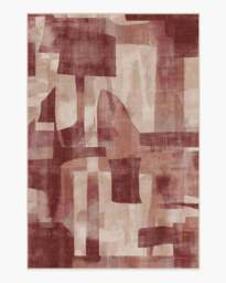 Kasbah Red Rug - 185x275 - Machine Washable Area Rug - Kid & Pet Friendly - Indoor Rugs - Ruggable