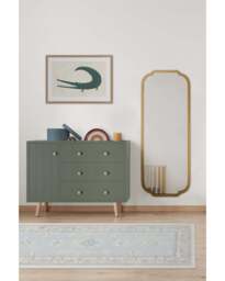 Verena Soft Blue Rug - 75x215 - Machine Washable Area Rug - Kid & Pet Friendly - Indoor Rugs - Ruggable - thumbnail 2