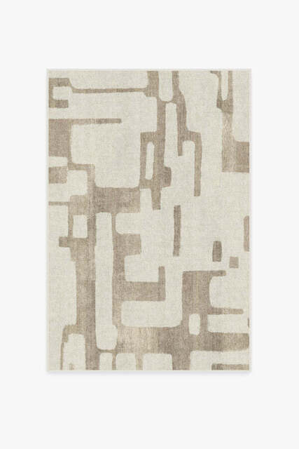 Holme Ivory & Natural Rug - 120x185 - Machine Washable Area Rug - Kid & Pet Friendly - Indoor Rugs - Ruggable - image 1
