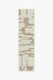 Holme Ivory & Natural Rug - 120x185 - Machine Washable Area Rug - Kid & Pet Friendly - Indoor Rugs - Ruggable - thumbnail 2