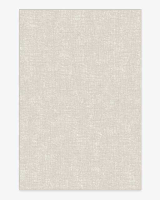 Crosshatch Beige Ivory Flatwoven Rug - 200x290 - Machine Washable Area Rug - Kid & Pet Friendly - Indoor Rugs - Ruggable - image 1