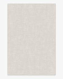 Crosshatch Beige Ivory Flatwoven Rug - 200x290 - Machine Washable Area Rug - Kid & Pet Friendly - Indoor Rugs - Ruggable