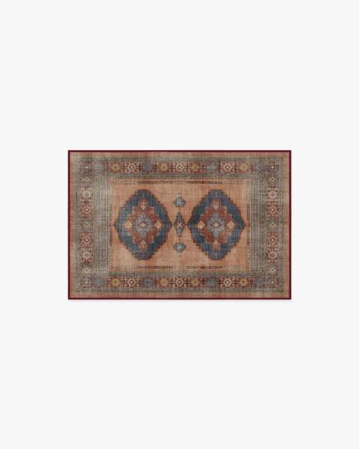 Marcela Copper Coral Rug - 60x90 - Machine Washable Area Rug - Kid & Pet Friendly - Indoor Rugs - Ruggable - image 1