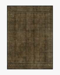 Vesper Olive & Gold Flatwoven Rug - 150x215 - Machine Washable Area Rug - Kid & Pet Friendly - Indoor Rugs - Ruggable