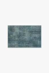 Sudaria Solid Teal Blue Rug - 60x90 - Machine Washable Area Rug - Kid & Pet Friendly - Indoor Rugs - Ruggable - thumbnail 1