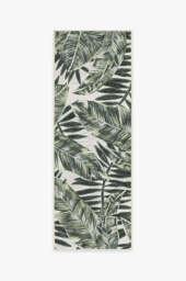 Filifera Palm Green Outdoor Rug - 75x215 - Machine Washable Area Rug - Kid & Pet Friendly - Indoor Rugs - Ruggable