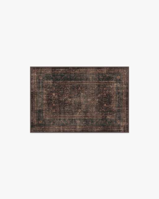 Rowan Bordeaux Rug Brown - 60x90 - Machine Washable Area Rug - Kid & Pet Friendly - Indoor Rugs - Ruggable - image 1