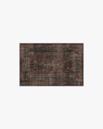 Rowan Bordeaux Rug Brown - 60x90 - Machine Washable Area Rug - Kid & Pet Friendly - Indoor Rugs - Ruggable - thumbnail 1