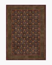 Sundara Brown & Olive Rug - 150x215 - Machine Washable Area Rug - Kid & Pet Friendly - Indoor Rugs - Ruggable