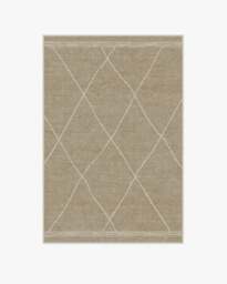 Jesper Stone Rug Brown - 120x185 - Machine Washable Area Rug - Kid & Pet Friendly - Indoor Rugs - Ruggable