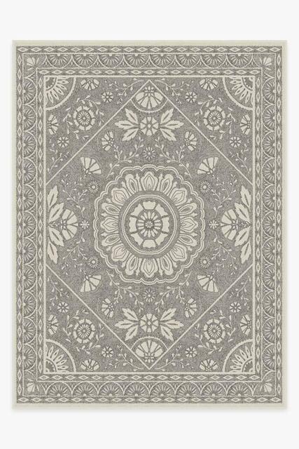 Almana Black & White Flatwoven Rug - 275x365 - Machine Washable Area Rug - Kid & Pet Friendly - Indoor Rugs - Ruggable - image 1