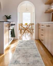 Sarrah Blue Quartz Flatwoven Rug - 120x185 - Machine Washable Area Rug - Kid & Pet Friendly - Indoor Rugs - Ruggable - thumbnail 2