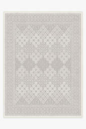 Loseta Grey Outdoor Rug - 275x365 - Machine Washable Area Rug - Kid & Pet Friendly - Outdoor Rugs - Ruggable - thumbnail 1