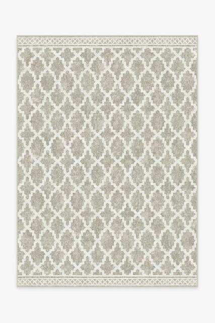 Cleo Trellis Natural Outdoor Rug - 150x215 - Machine Washable Area Rug - Kid & Pet Friendly - Indoor Rugs - Ruggable - image 1