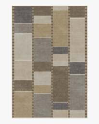 Vienna Beige & Stone Rug by Michael Michalsky - 185x275 - Machine Washable Area Rug - Kid & Pet Friendly - Indoor Rugs - Ruggable - thumbnail 1