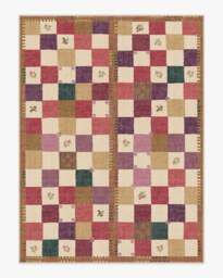 Stonefruit Red Rug - 275x365 - Machine Washable Area Rug - Kid & Pet Friendly - Indoor Rugs - Ruggable