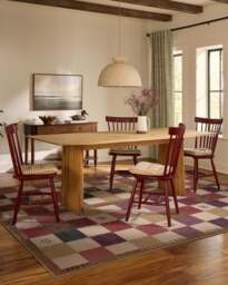 Stonefruit Red Rug - 275x365 - Machine Washable Area Rug - Kid & Pet Friendly - Indoor Rugs - Ruggable - thumbnail 2